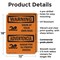 Signmission Swim At Your Own Risk With Symbol Bilingual, 12 in W x Rectangle, Plastic OS-2PACK-WS-P-1218-L-12844 - alternate 3